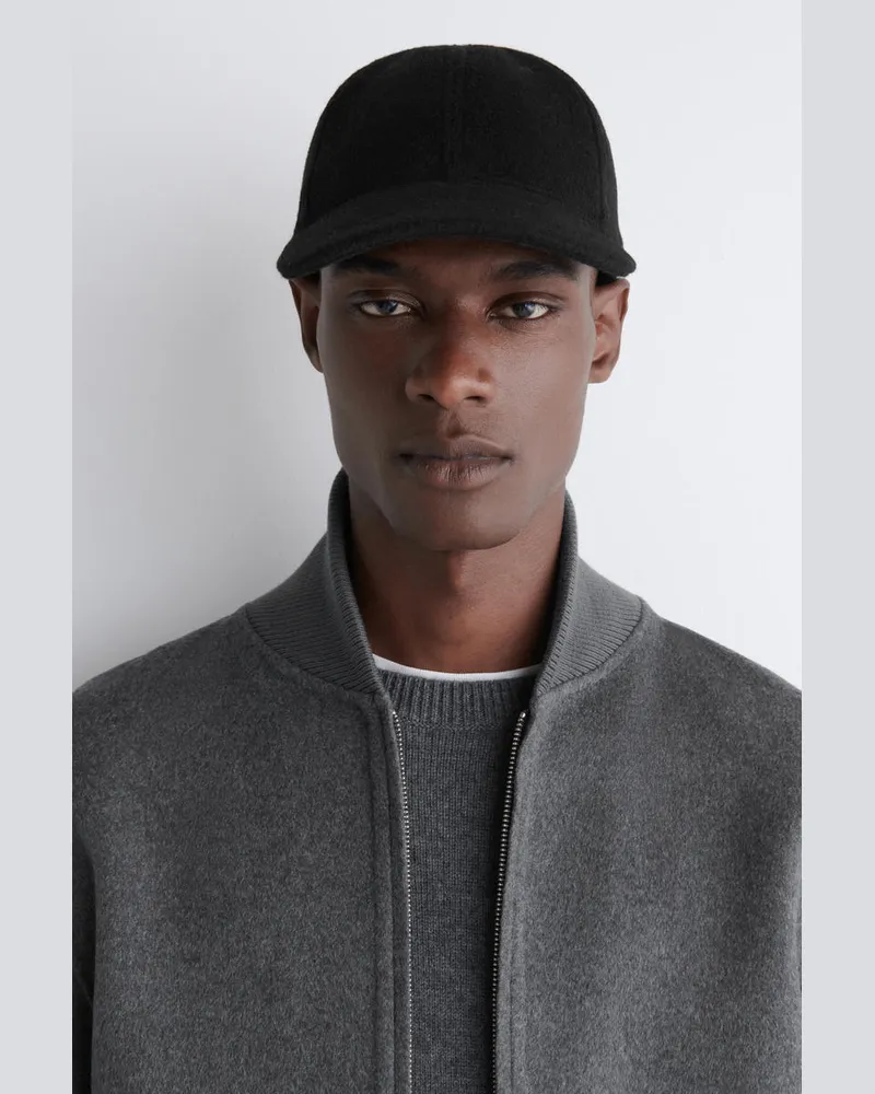 COS Basecap Aus Woll-Mix Schwarz