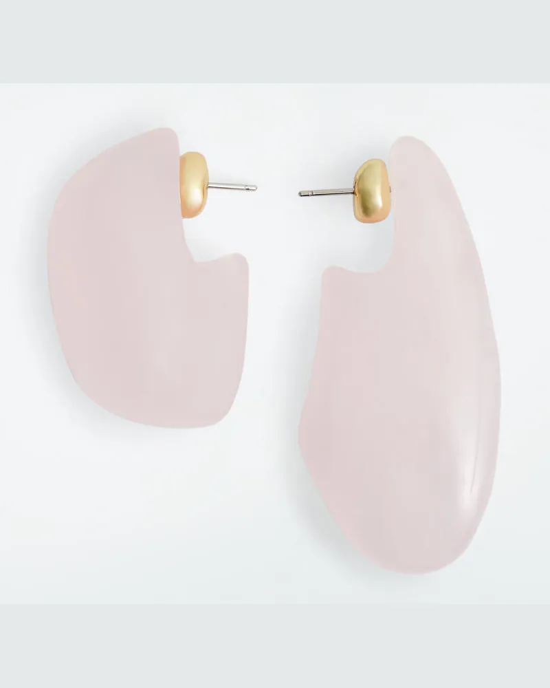 COS Ungleiche Ohrringe Rosa