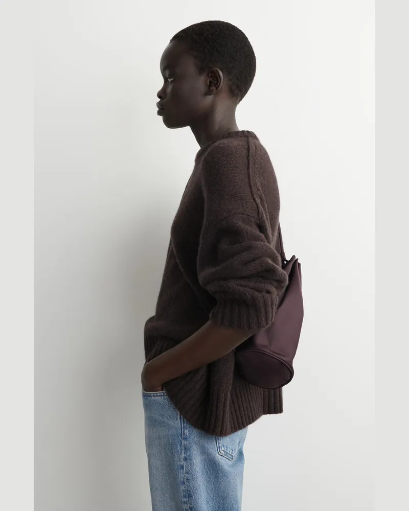 COS Umhängetasche Mit Kordzug - Nylon Rot