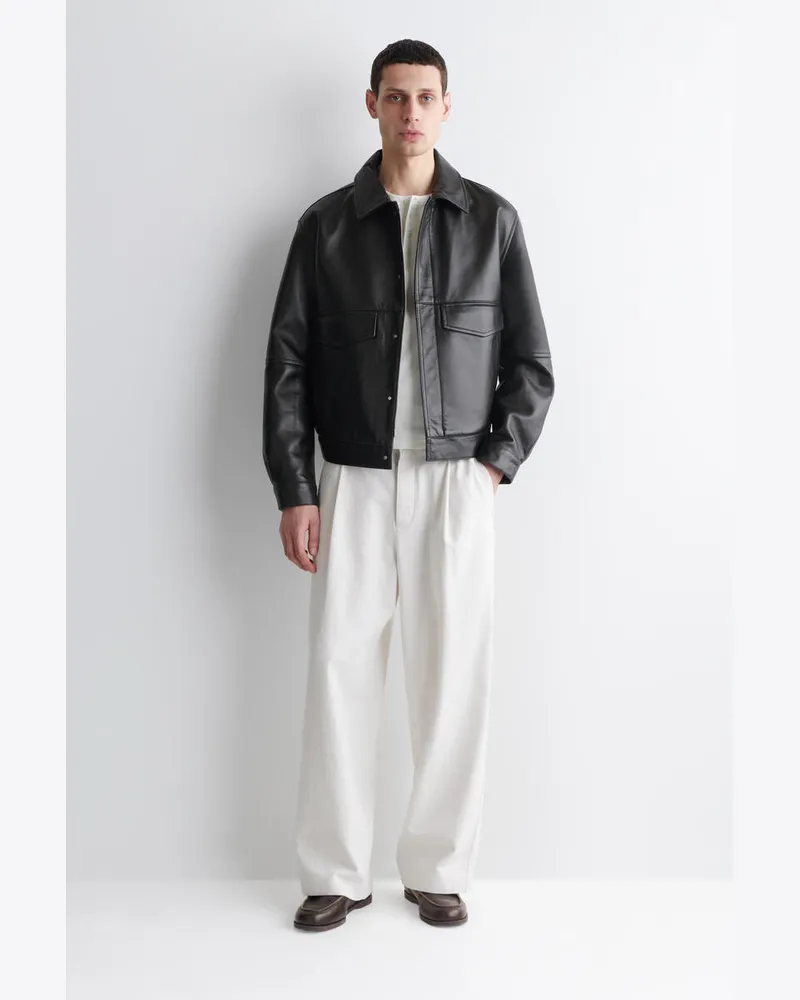 COS Bootsschuhe Aus Leder Braun