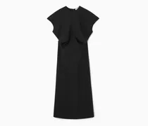 Maxikleid Mit Spiralförmigen Nähten