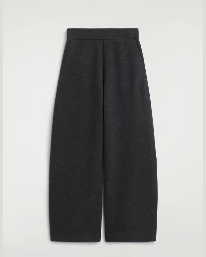COS Hose Aus Gekochtem Woll-Mix Mit Barrel-Bein Grau