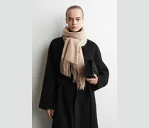 Wollschal Mit Fransen