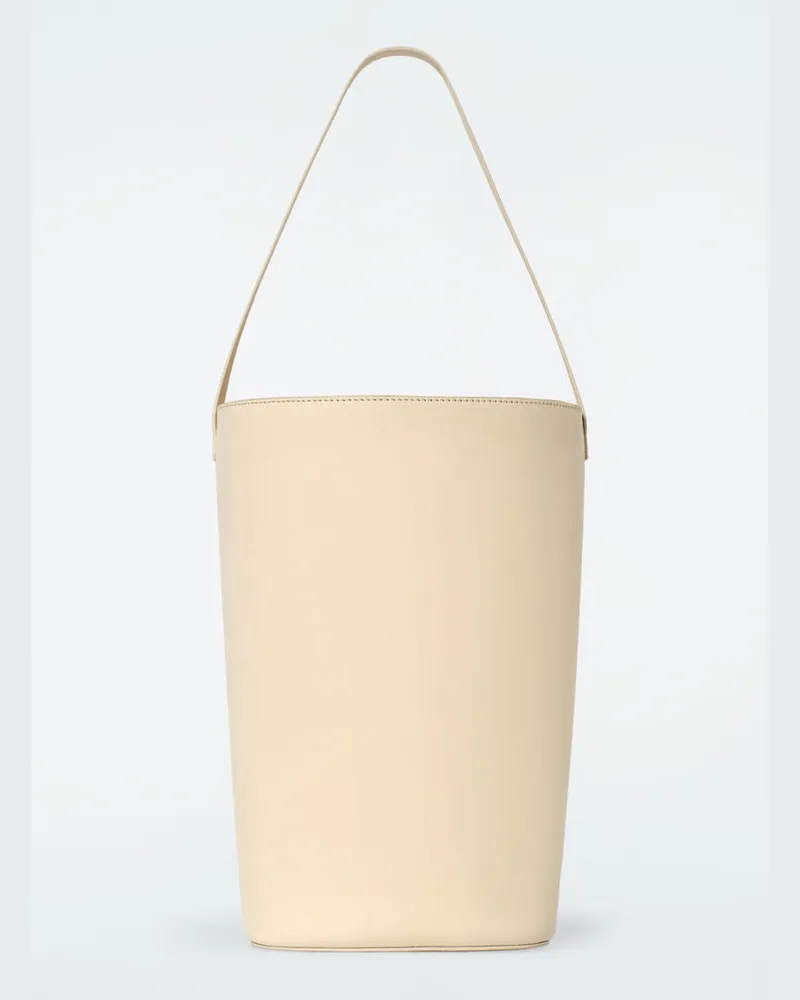 COS Beuteltasche - Nubukleder Beige