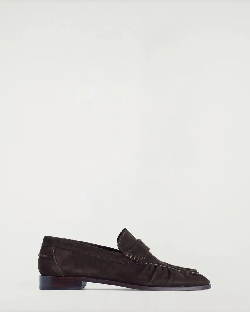 COS Loafers Aus Spalt-Veloursleder Braun