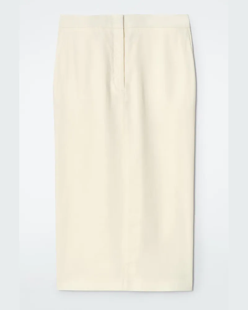 COS Eleganter Bleistiftrock Aus Leinen Beige