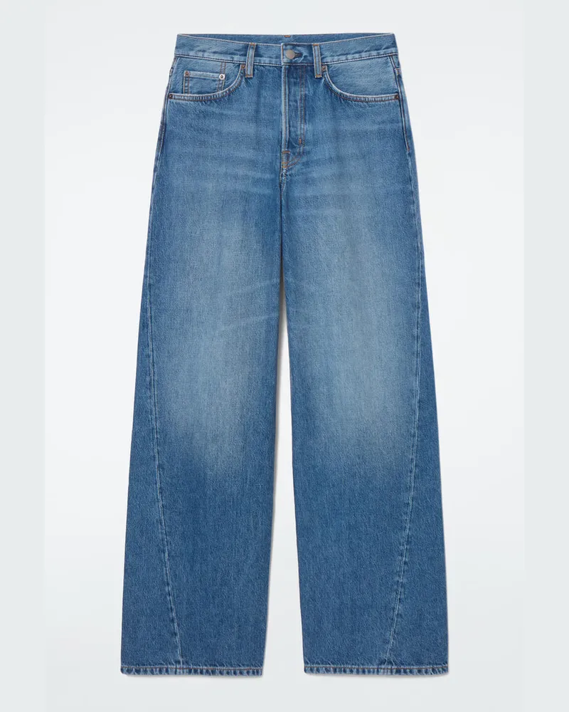 COS Facade Jeans Mit Geradem Bein Blau