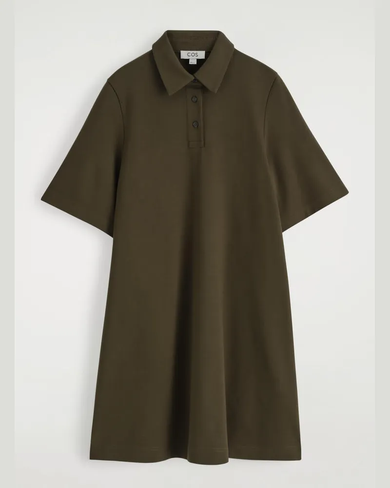 COS Kurzes Polokleid Aus Jersey Grün