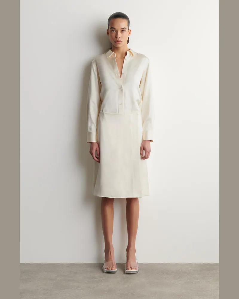 COS Mules Aus Perspex Mit Kitten-Heel Weiß