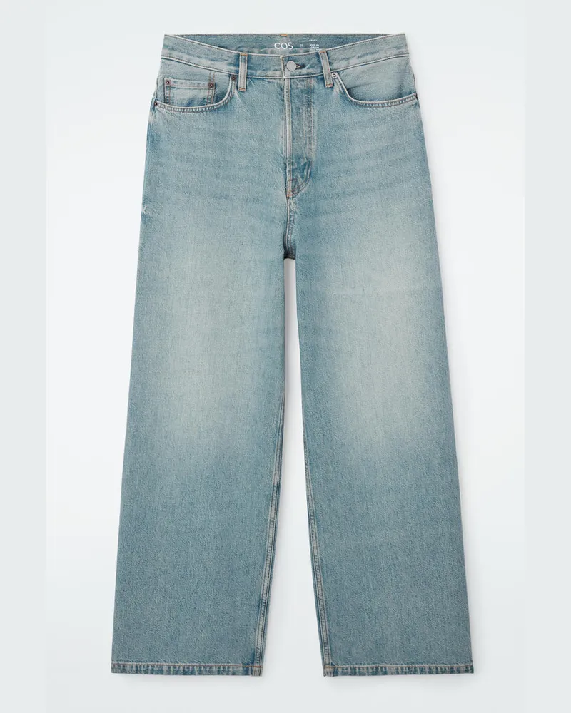 COS Volume Jeans Mit Weitem Bein Blau