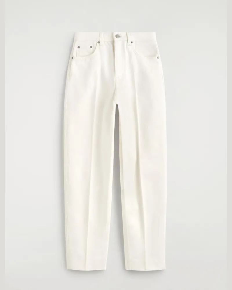COS Umbra Schmal Zulaufende Jeans Weiß