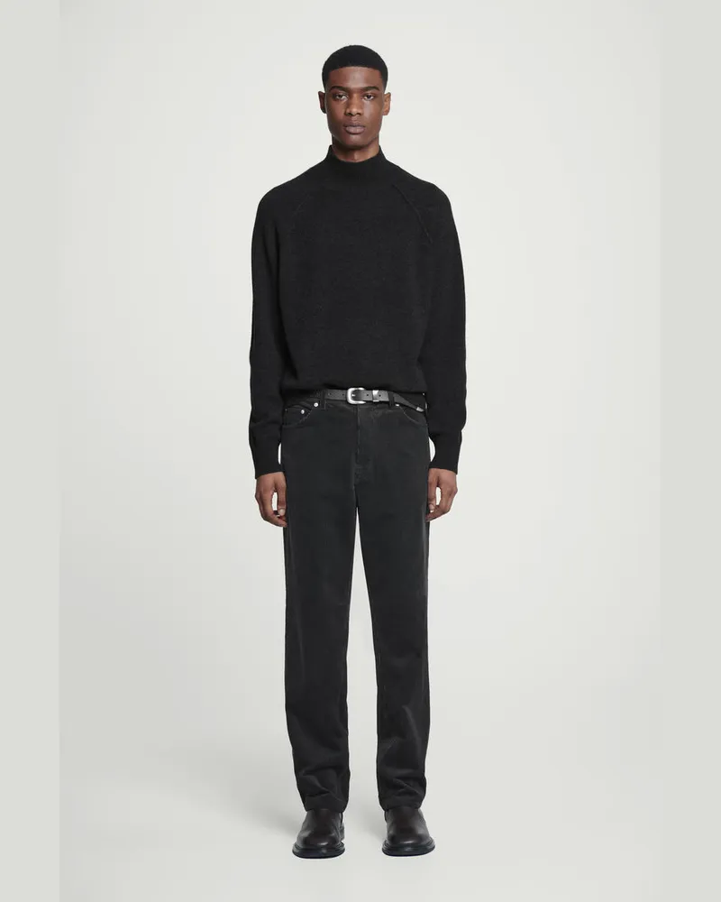 COS Signature Jeans Aus Cord Mit Geradem Bein Schwarz