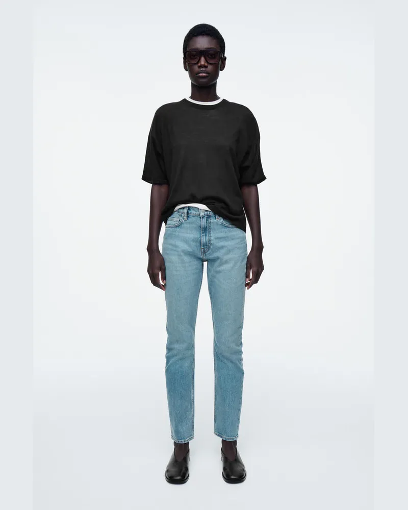 COS Flute Jeans Mit Schmalem Bein Blau