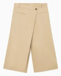 COS Culottes Mit Wickeldesign Beige