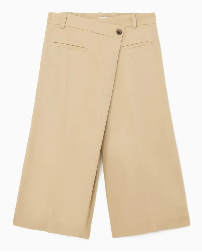 COS Culottes Mit Wickeldesign Beige