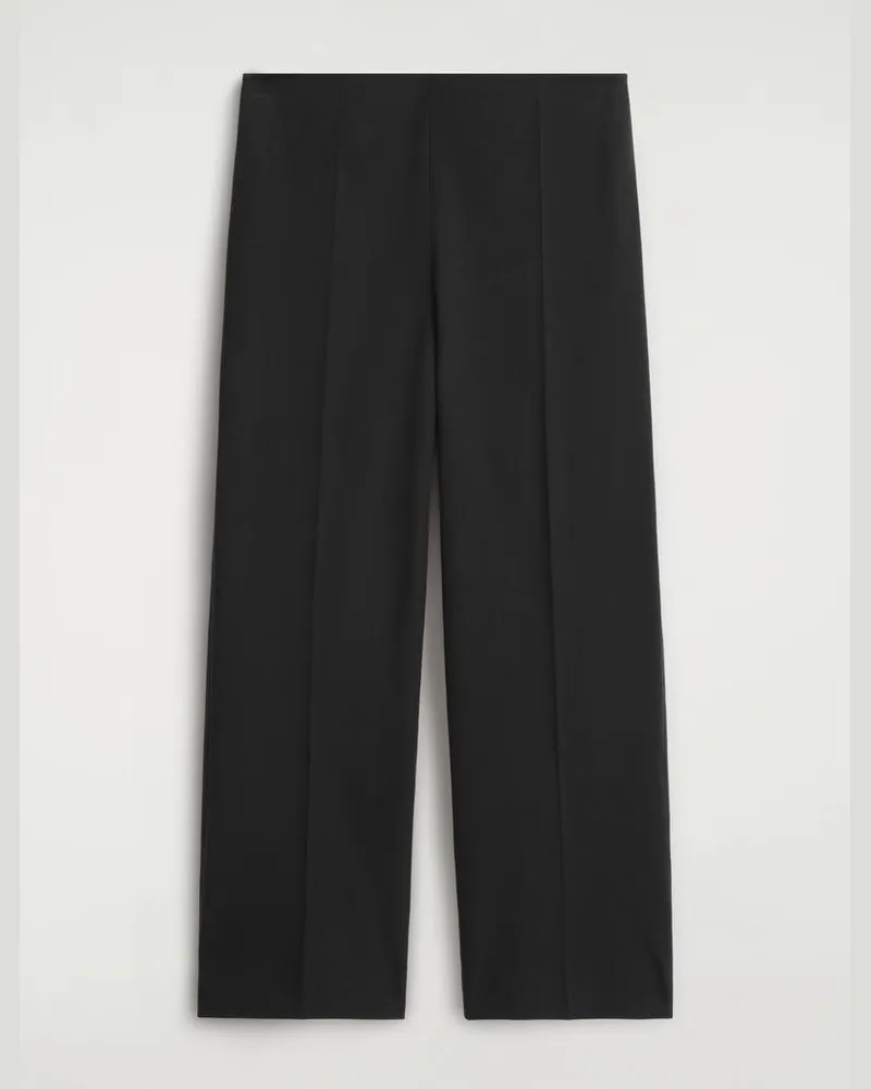 COS Verkürzte Elegante Hose Schwarz