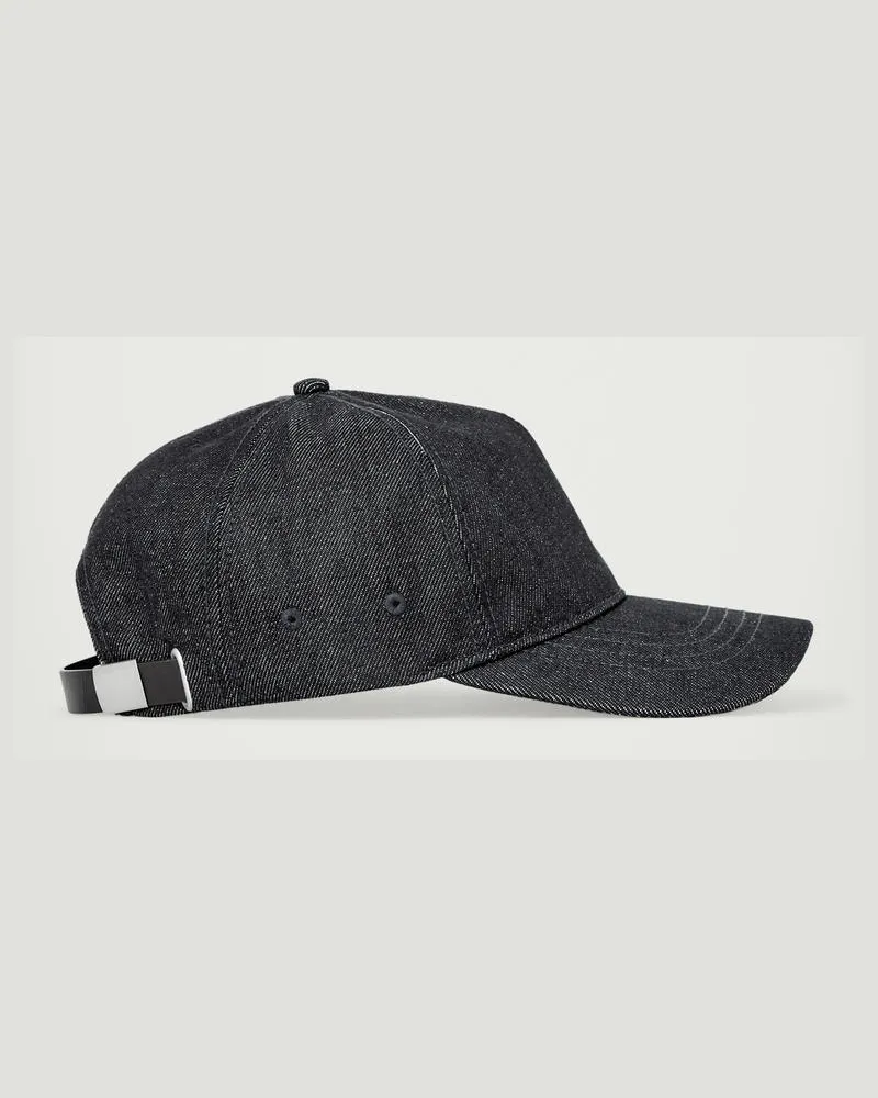 COS Basecap Aus Denim Blau