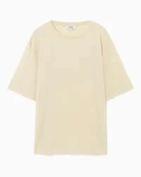 COS Fliessendes T-Shirt Mit Lockerer Passform Beige