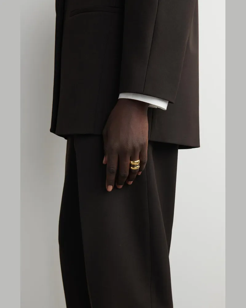 COS 2Er-Pack Ringe Goldfarben