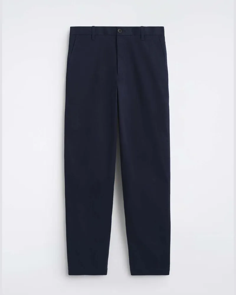 COS Schmale Chinohose Aus Baumwolle Mit Geradem Bein Blau