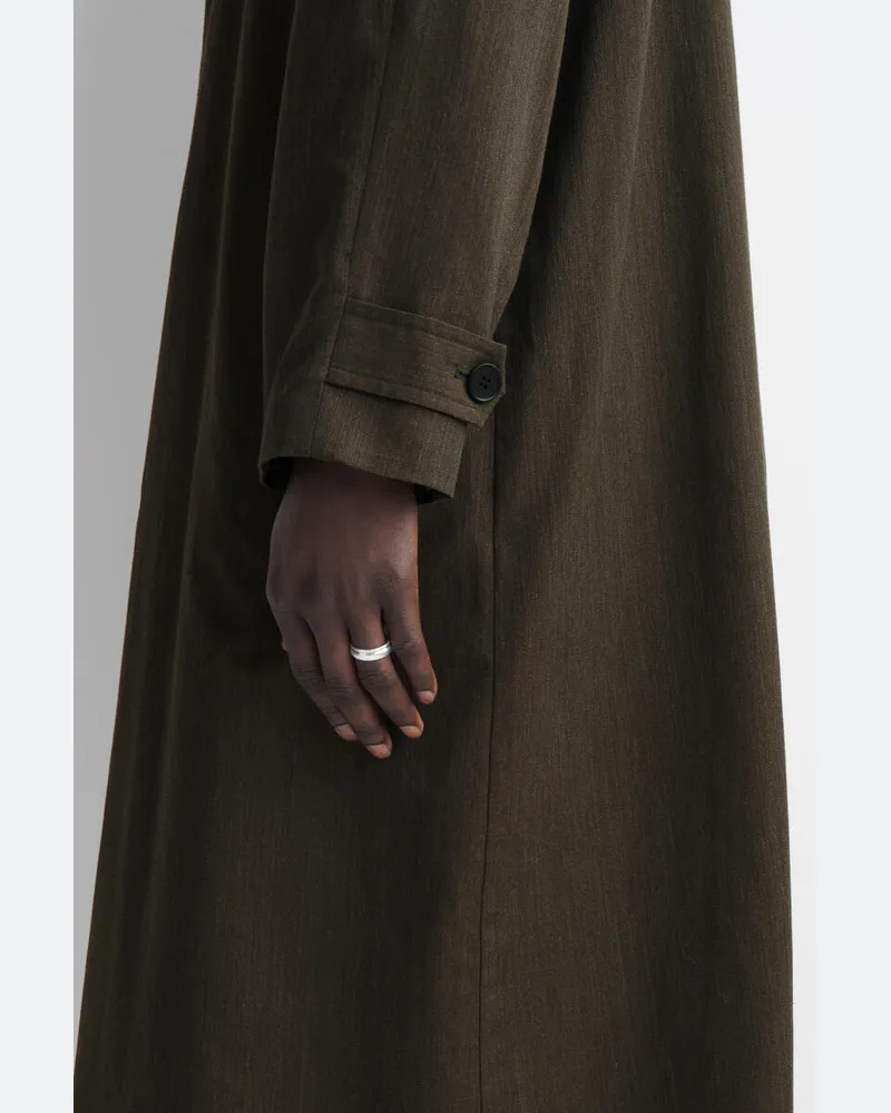 COS Doppelter Ring Silberfarben