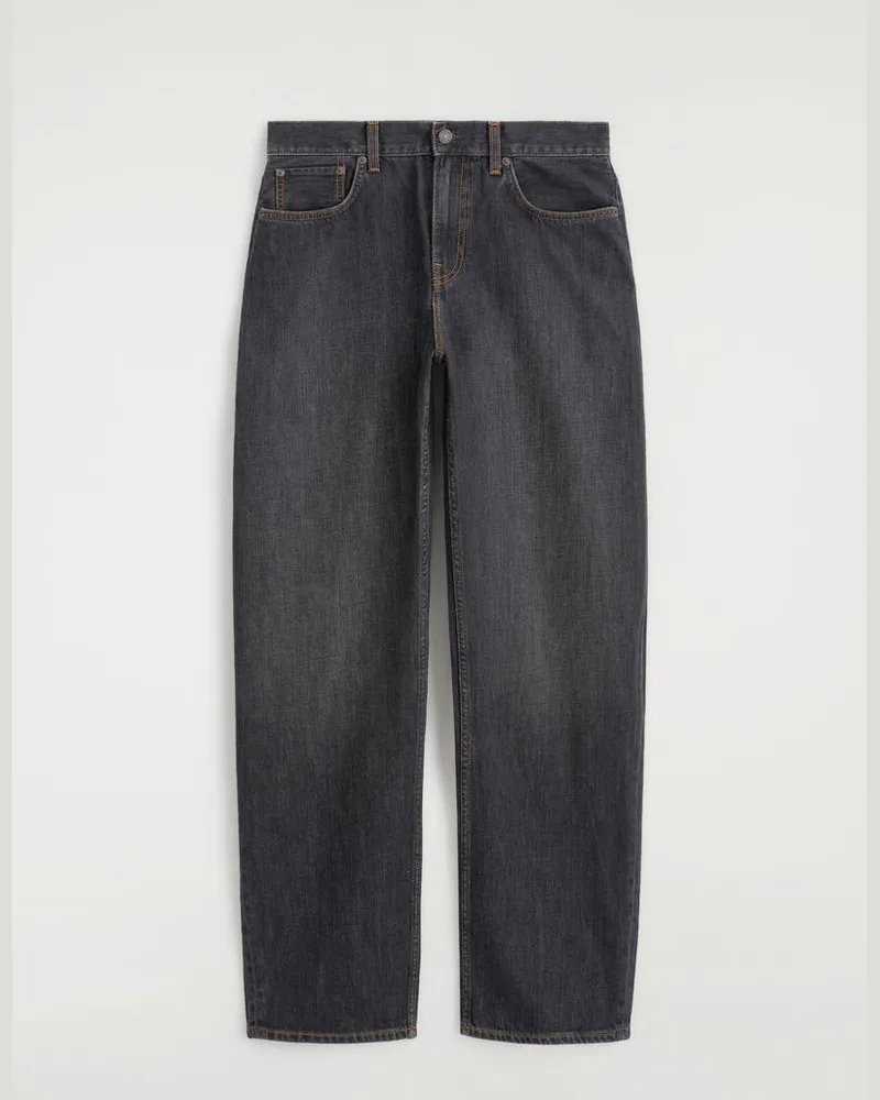 COS Inlet Jeans Mit Abgerundetem Bein Grau