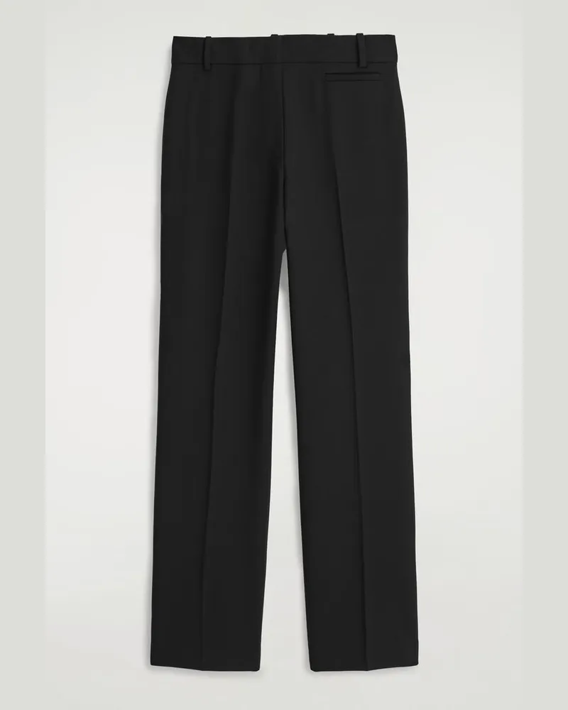 COS Elegante Wollhose Mit Schmalem Bein Schwarz