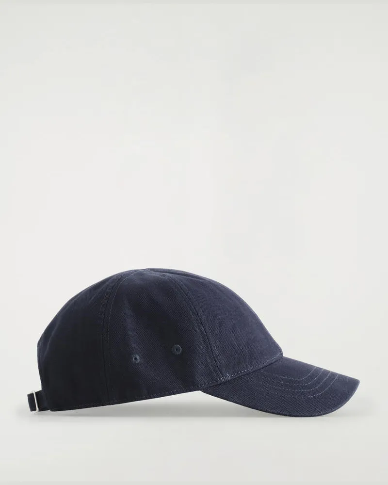COS Basecap Aus Baumwoll-Canvas Blau