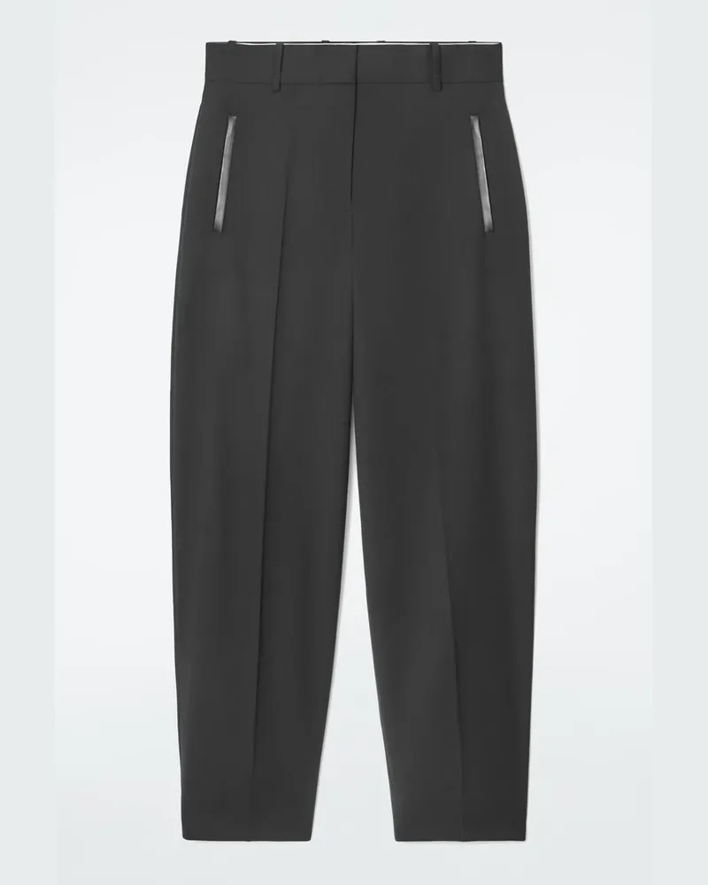 COS Die Elegante Hose Mit Barrel-Bein Schwarz