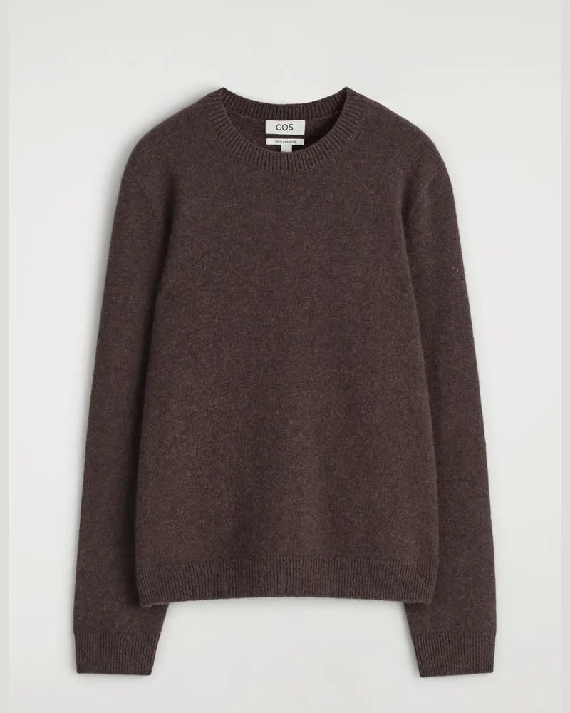 COS Kaschmirpullover Mit Rundhalsausschnitt Braun