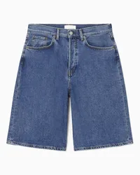 COS Lange Jeansshorts Blau