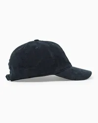 Cos Basecap Aus Cord Navyblau