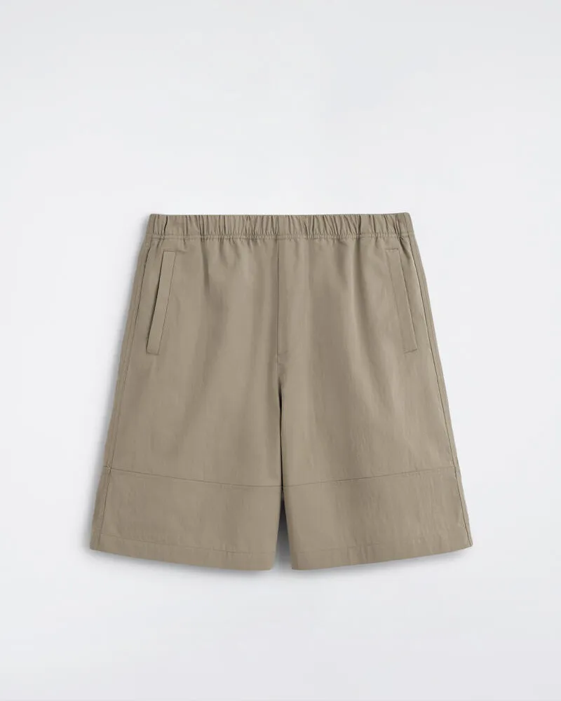 COS Knielange Shorts Aus Baumwolle Beige