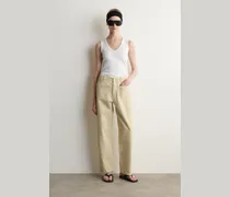 Jeans Mit Geradem Bein Und Aufgesetzten Taschen