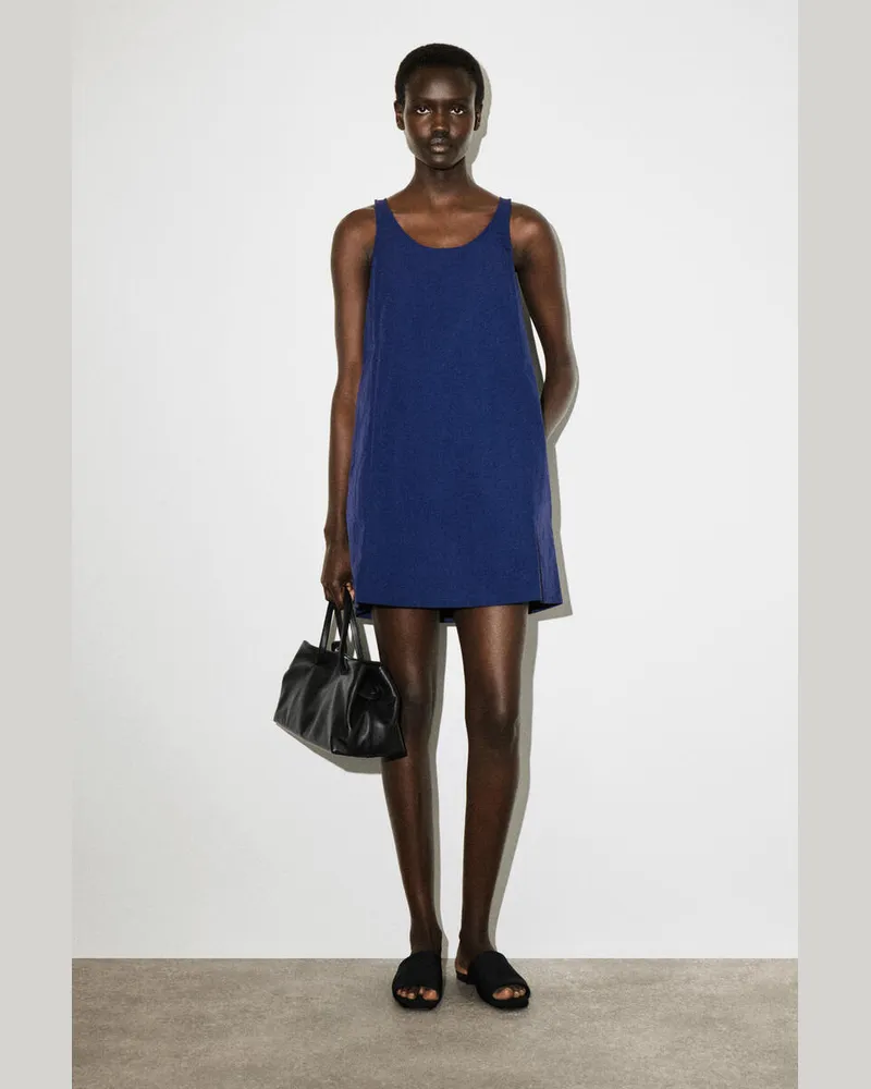 COS Minikleid Aus Nylon Mit Jerseyeinsätzen Blau