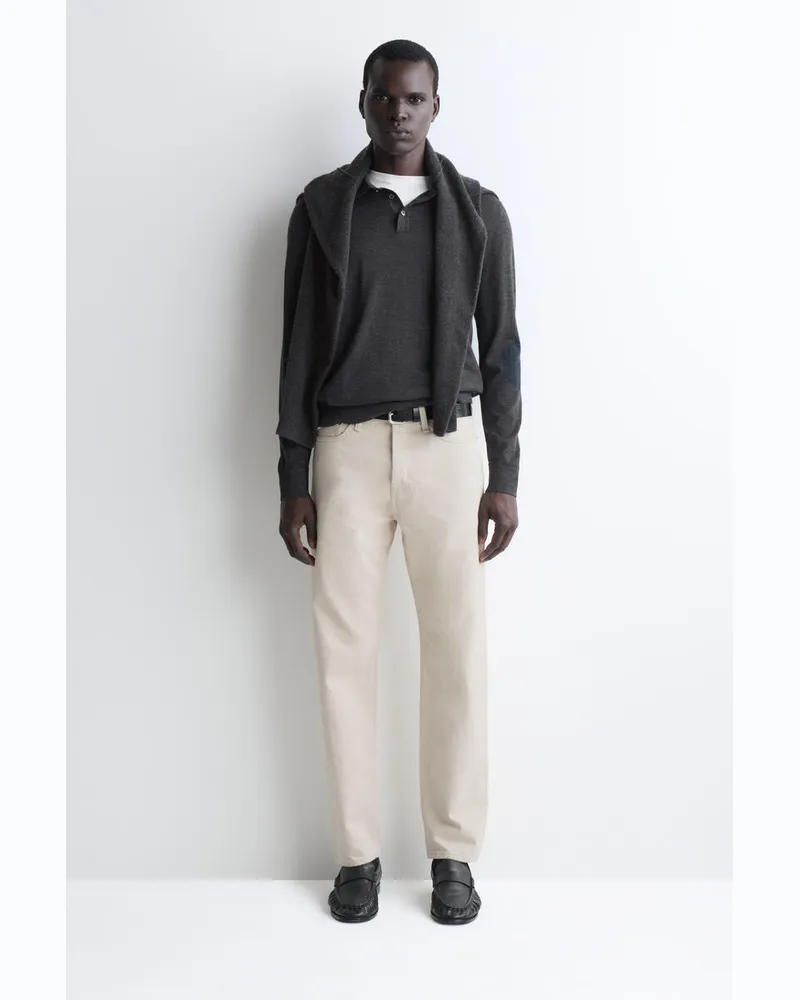 COS Signature Jeans Mit Geradem Bein Beige