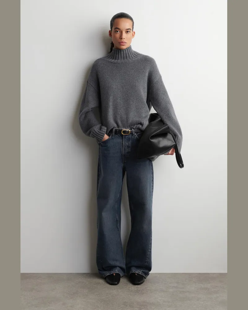 COS Facade Jeans Mit Geradem Bein Blau