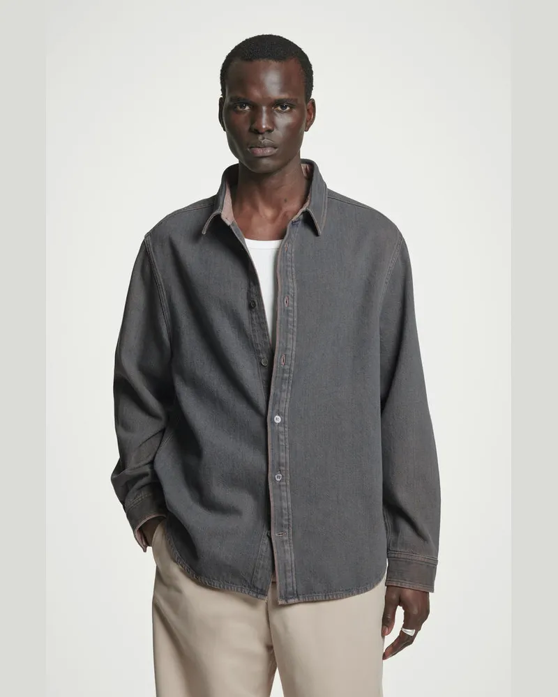 COS Jeanshemd Mit Lockerer Passform Orange