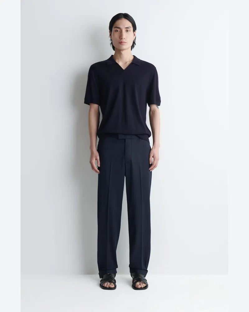 COS Hose Mit Normaler Passform Und Geradem Bein Blau