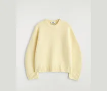 Grobstrickpullover Aus Kaschmir