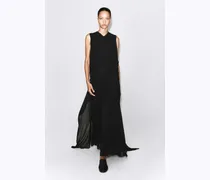 Drapiertes Maxikleid Aus Chiffon Mit Raffungen