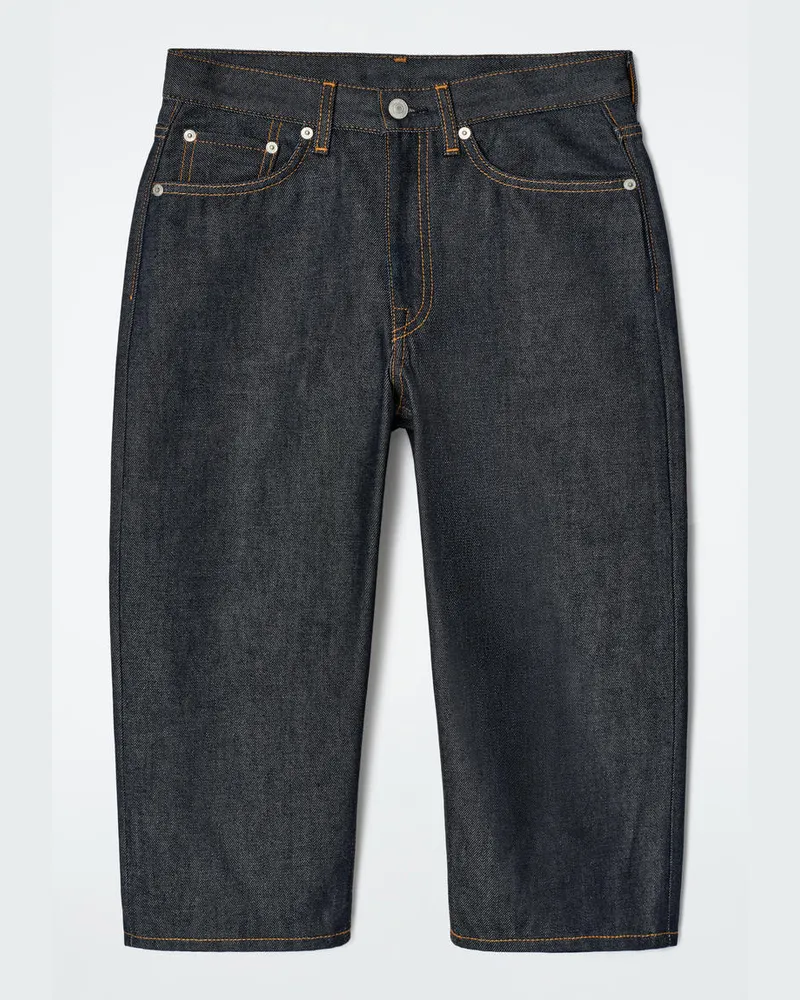 COS Lange Jeansshorts Blau