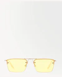 COS Die Rahmenlose Sonnenbrille Gelb