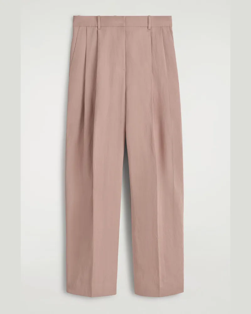 COS Lockere, Fliessende Hose Mit Weitem Bein Rosa