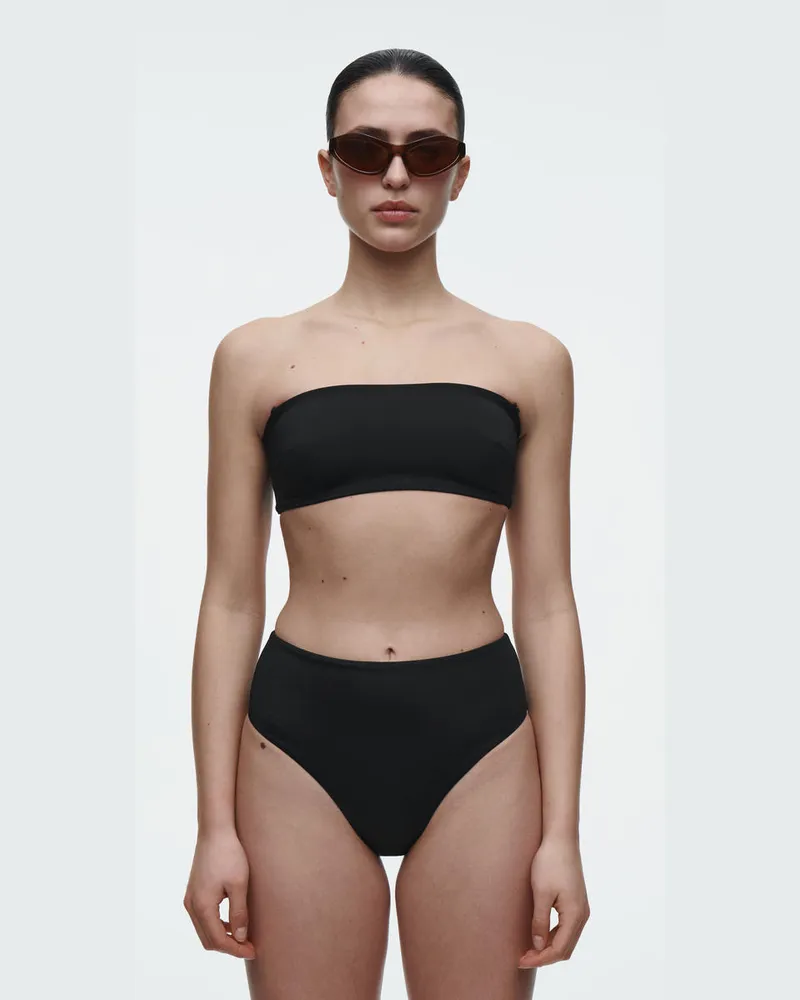 COS Bikinihose Mit Hohem Bund Schwarz