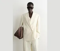 Smoking-Blazer Aus Leinen-Mix