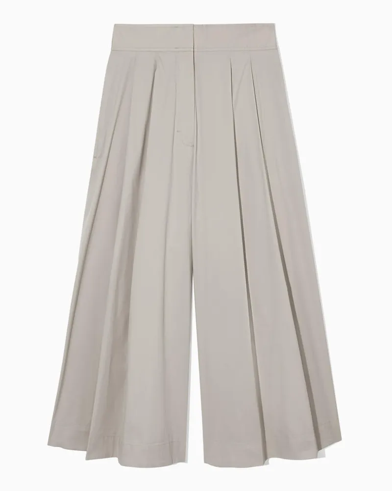 COS Elegante Culottes Mit Falten Beige
