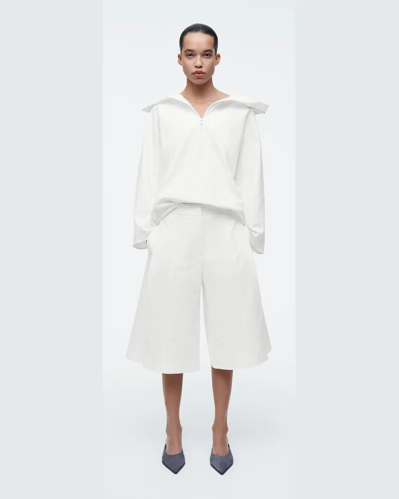COS Elegante Shorts Mit Weitem Bein Weiß