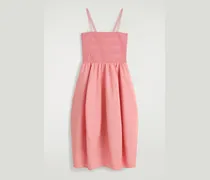 Midikleid Mit Smokdetails