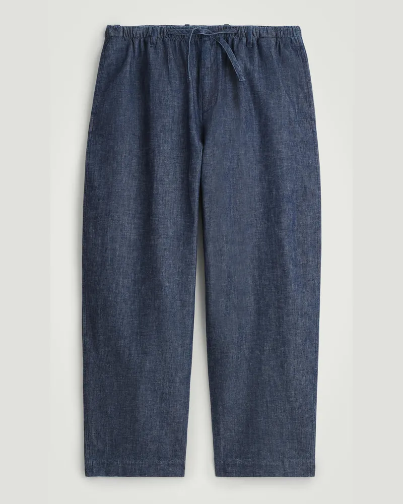 COS Hose Aus Denim Mit Barrel-Bein Blau